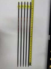 Lot Of 5 Black Eagle Outlaw 500 Spine Carbon Arrows – Item 4295