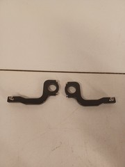 2 Universal 7/8″ 22mm and 1-1/8″ 28mm Black Handle Bar Hand Guards Bracket Only