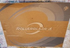 Spark 84 W Rollerblades Size 9 Silver/Blue New With Tags In Box