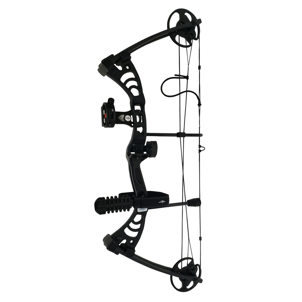 SAS Scorpii 30-55 Lb 19-29″ Compound Bow Package with Bow Stabilizer, Bow Sight