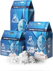 Loose climbing chalk, high purity magnesium carbonate, 80 grams, white, indoor