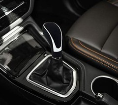 Leather Covered Stick Shift Knobs – MT Gear Car Shifter Handle Fit Most Black 1