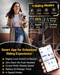 Ladped Foldable LP40 Electric Scooter 350W 20KM Adult Folding E-Scooter 19mph