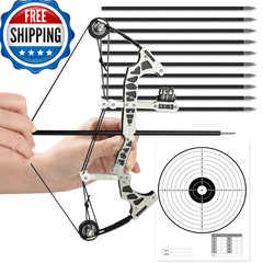 Tietheknot Archery Bow Set Compound Bow Stainless Steel Training Bow Outdoor