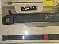 RARE Vintage USA 1980’s Serpent 150 LB Recurve Crossbow FACTORY SEALED FREE SHIP