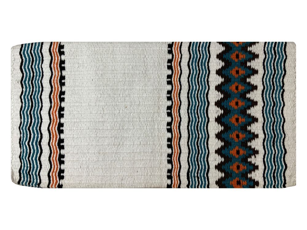 Showman 36″ x 34″ Wool Saddle Blanket w/ Navajo Design