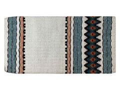Showman 36″ x 34″ Wool Saddle Blanket w/ Navajo Design