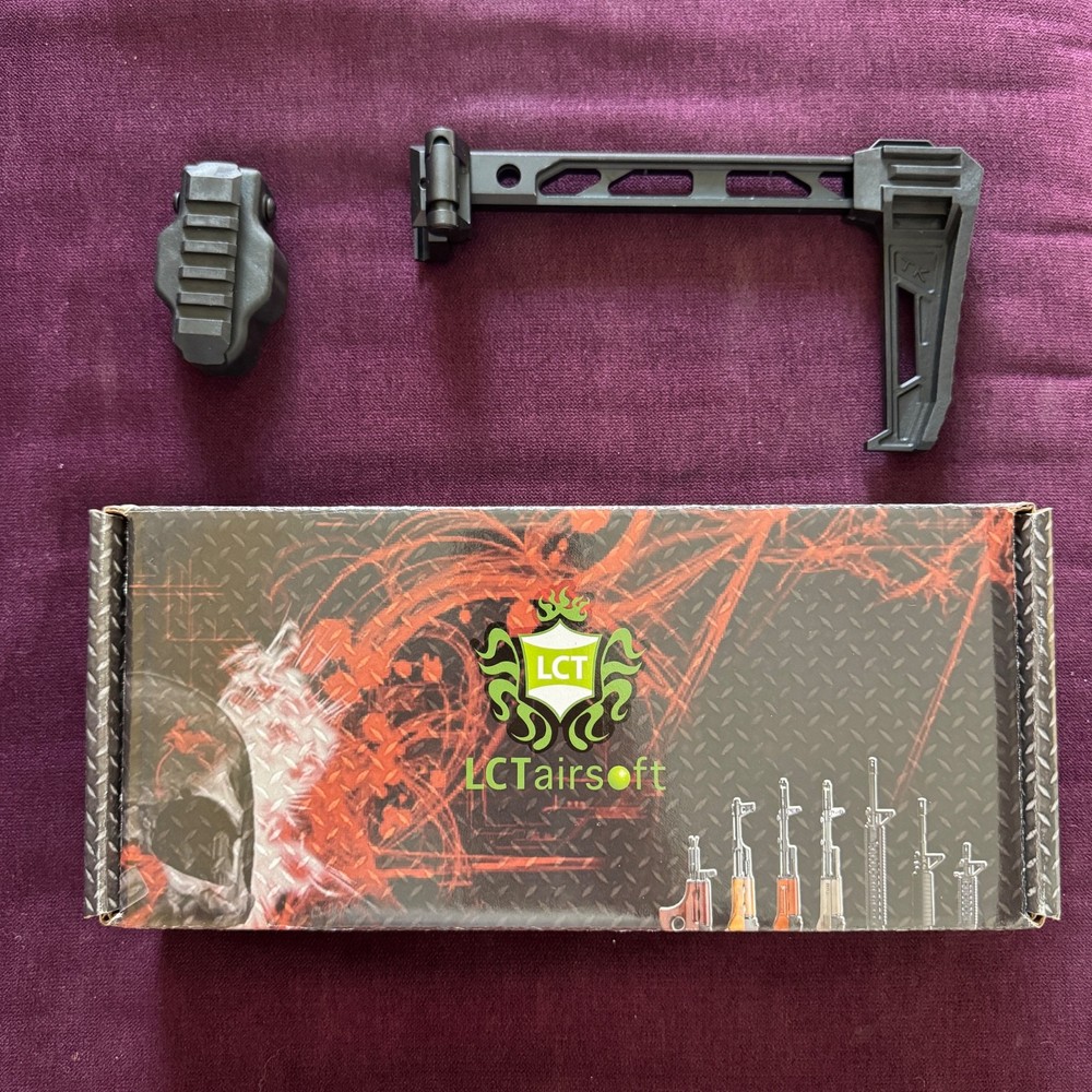 LCT Airsoft PK 426 X Folding Stock with Adaptor – BRAND NEW IN BOX