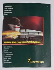 Vintage 1994 Browning Compound Bow Owner Manual Maxim Mirage Midas Summit Fox