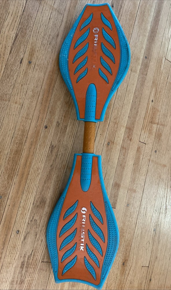 Razor RipStik Brights Collection Caster Board RARE Orange & Teal For Parts Only