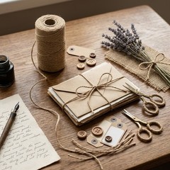 Brown Hemp Rope 100m 2mm Thick Jute Twine DIY Craft Gift Wrapping