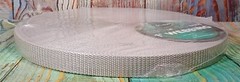 TECEUM 1 INCH WEBBING Grey 1150 LB 50 YARDS 138 THREAD 100% PROPYLENE