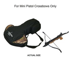 SAS Pistol Crossbow Bag w/ Shoulder Strap Arrow Holder Camo Black Prophecy Cobra