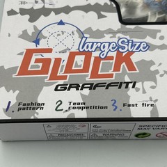 Large Size Graffiti Glock Water Bomb Air Pistol Quantity 2 Dinosaur NEW READ DES