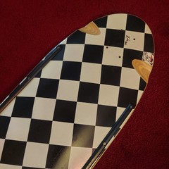 Early 2000 Factory 13 Custom Made Pig Shape Skateboard Deck Lots of Concave