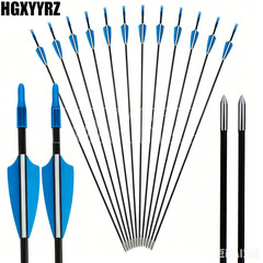 31″ Fiberglass Arrows Archery Arrows 24PCS Target Practice Outdoor Shooting