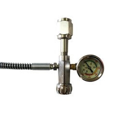 Outdoor Sports PCP Air Fill Gauge Tool Charging Valve 4500(PSI) & Hose