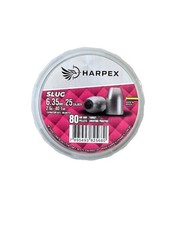 HARPEX Slug HP 80 Count HOLLOW POINT 6.35mm .25 Caliber Premium Airgun Pellets
