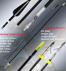 Compound Bow Fishing Combo Kit 20-70 LBS Hunting Bow with Bowfishing Arrow and F