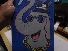 ERMA Skateboard Deck Cartoon Art Design Blue Graphic Art Theme Collector SEALED