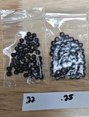 🔥Sample pack of soft lead round ball pellets .22 .25 cal 75 ea 150 total