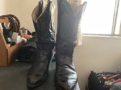 Tony Lama Wingtip Style J2830 Cowboy Boots