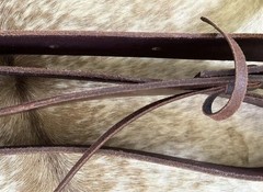 Latigo Leather 5’ Western Saddle Cinch Tie Strap New Horse Tack
