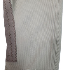 Devon Aire Ribbed Leather Equestrian Riding Breeches Pants Women Size 28 Beige