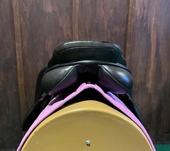 Albion Legend K2 Jumping Imported English Saddle Black Leather 18″ MW