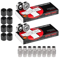 Bones Bearings Premium Roller Hockey Upgrade – Ceramic Swiss + Speed Spacer Kit