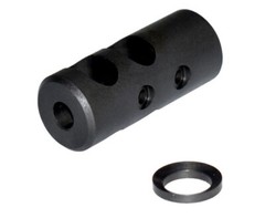 Ruger Mark IV 22/45 Lite Steel .22LR Compact Short Muzzle Brake 1/2×28 Thread