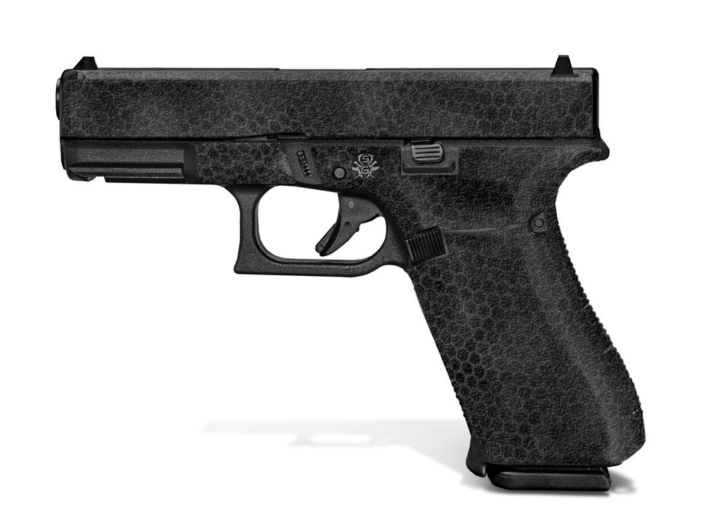 Glock 19X / Glock 45 Decal Grip – Digital Snakeskin (Black)