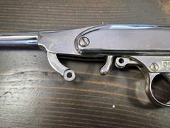 Vintage Mondial Oklahoma Chrome Air Pistol Break Barrel .177cal-Parts or Repair