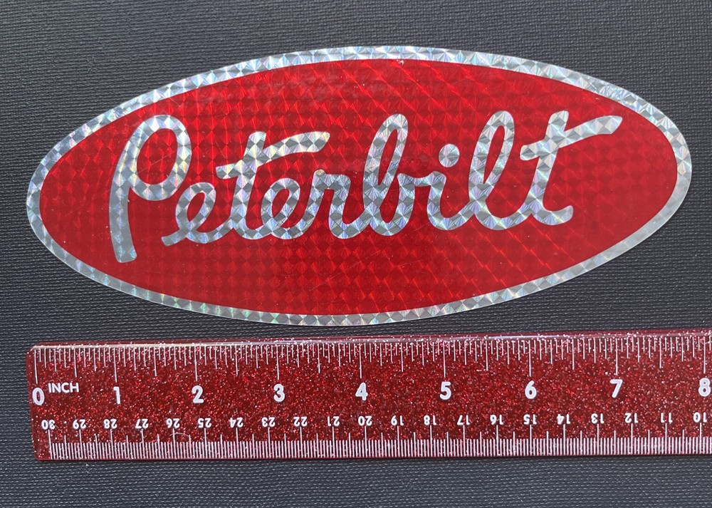 Peterbilt Red Reflective Surf / Skate