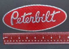 Peterbilt Red Reflective Surf / Skate