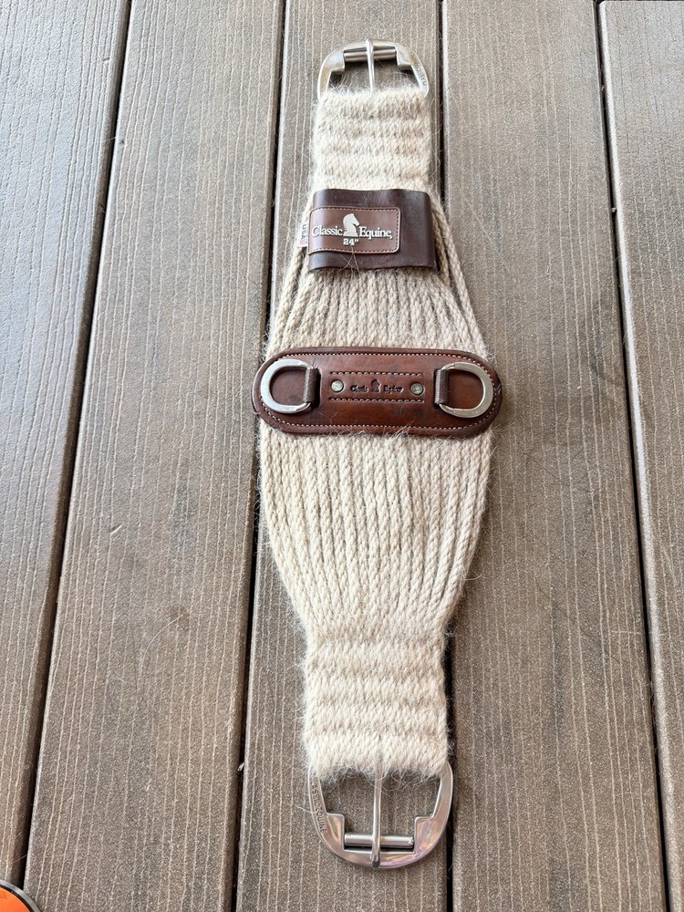 Classic Equine Mohair Colt Cinch 24”