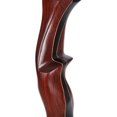 60″ Archery Wooden Riser Hunting Bow 30-50lbs Takedown Recurve Bow RH Arrows