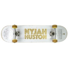 Element Nyjah Huston White Gold Pro Model Skateboard Complete 31″ x 7.75″