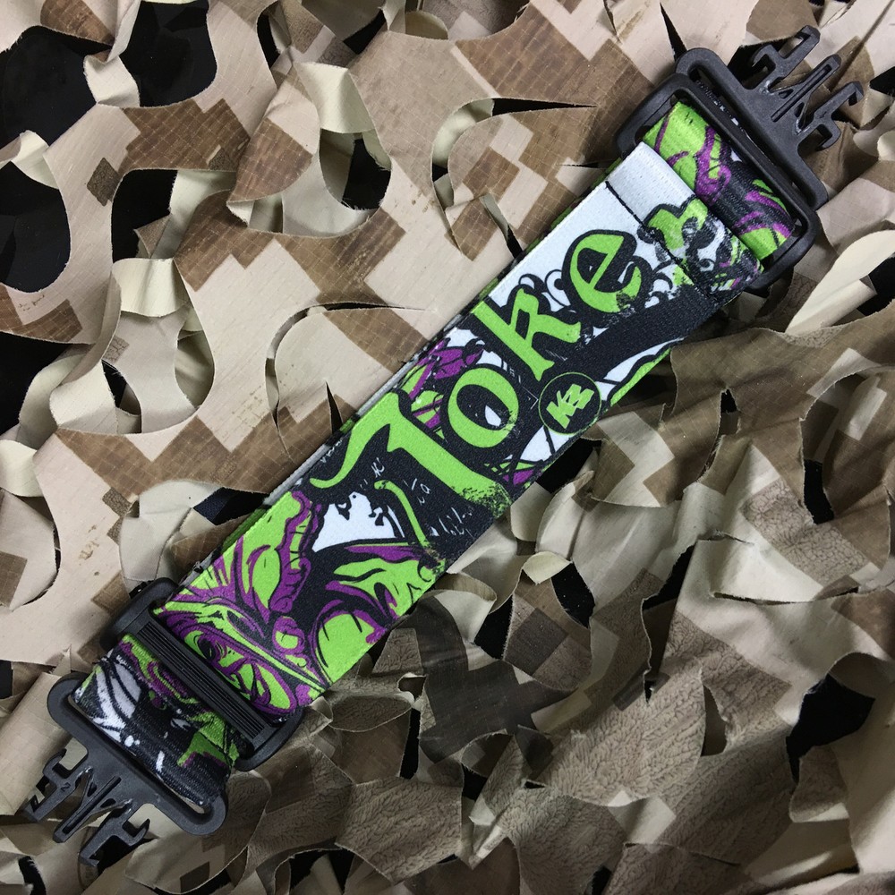 NEW KM Paintball V-Force Grill Mask Goggle Strap – Limited Edition Joker Lime