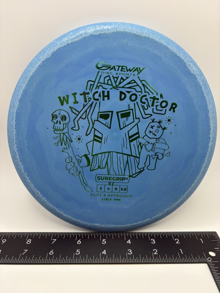 Gateway Discs Witch Doctor Suregrip FIRST RUN 3/4/0/2.5 BLUE 176g