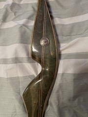 Vintage Bear Recurve Bow Right Handed 60” AMO 45#