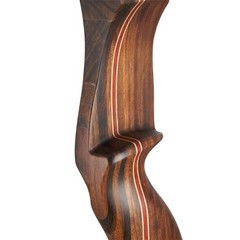 60″ Takedown Recurve Bow 25-60lbs Wooden Limbs Archery Bow Hunting Shoot Target