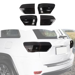 Smoked Black Tail Light Lamp Cover Guard Trim Decoration Exterior Accessories