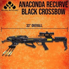 Avalanche Thunderstruck Blade Crossbow with Scope | 175-LB Draw-Weight | 340 FPS