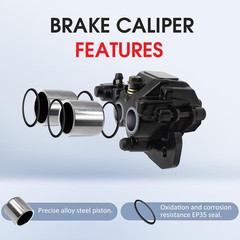M MATI Rear Right Brake Caliper 705600859 for Can-Am Outlander 450 500 570…