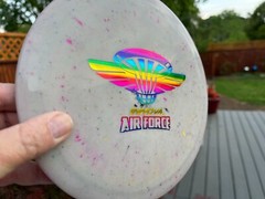 (New Listing) 175G PFN Thunderbird Rainbow Disc Golf Innova PDGA Splatter #3026