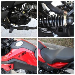 X-PRO 125cc Vader Motorcycle Street Bike with Manual Transmission Electric Start