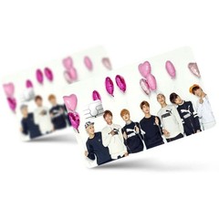 4 Pack BTS K-Pop Credit Card Skin ARMY Fan Tribute Debit ATM Decal Sticker Set