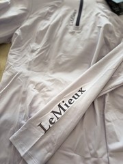 LeMieux Classique Base Layer 1/4 Zip Long Sleeve Lilac UK8/US4 Riding Apparel