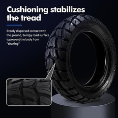 255×80 Scooter Tire Off Road,10in Electric Scooter Tire with Inner Tube Repla…